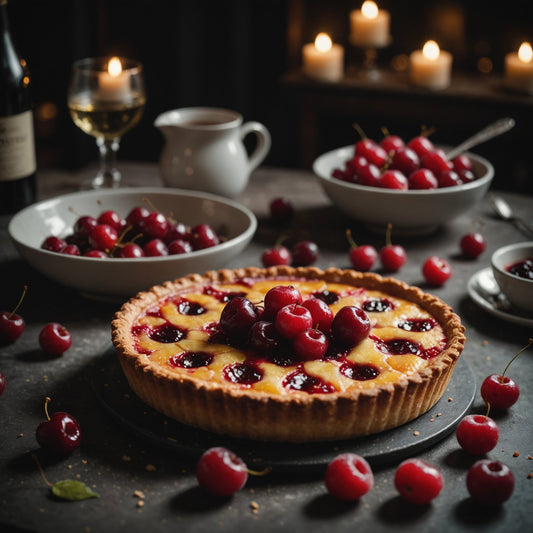 Clafoutis aux cerises facile | L'Authenticité dans l'assiette - Calendrier de l’Avent 2024 Gourmand - Jours 10 ! 🍒 - GourmandiseCreatives