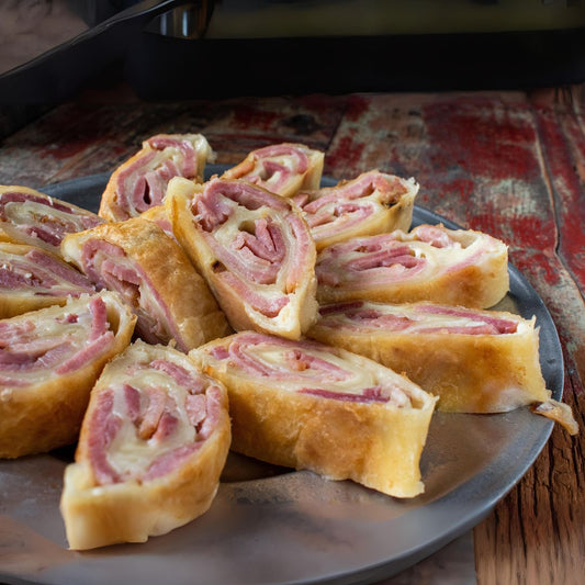 Recette croissants jambon fromage en spirale - GourmandiseCreatives