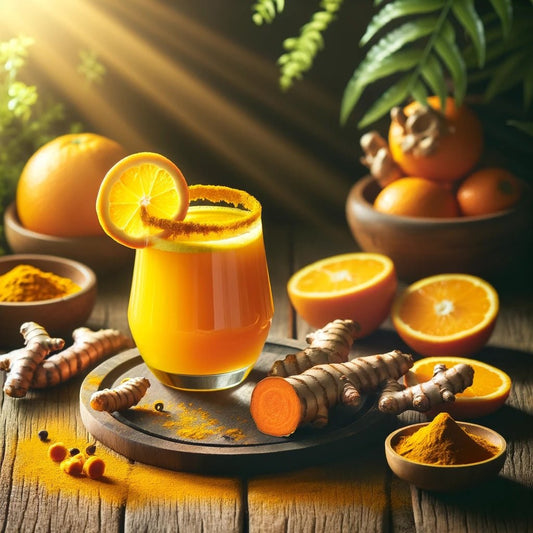 Recette jus d'orange | Jus d'Orange et Curcuma Énergisant - Calendrier de l’Avent 2024 Gourmand - Jours 11 ! 🍊 - GourmandiseCreatives