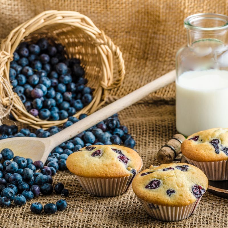 Recette : Muffins aux Myrtilles - GourmandiseCreatives